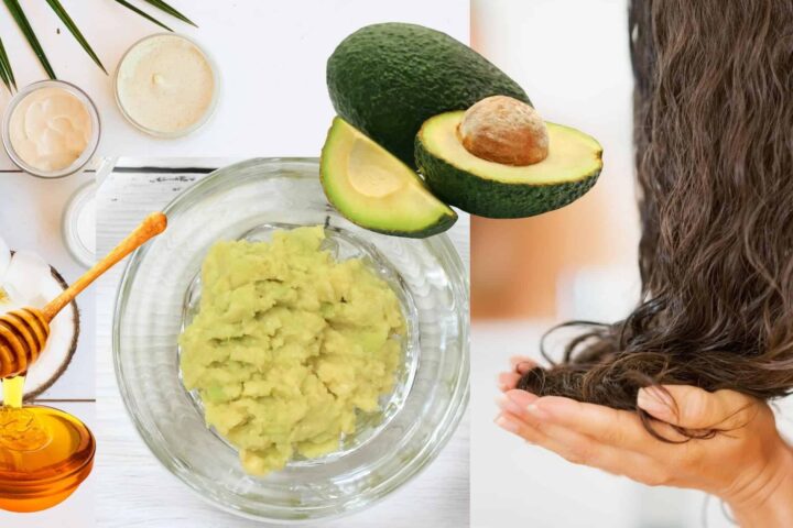 Masque pour cheveux maison