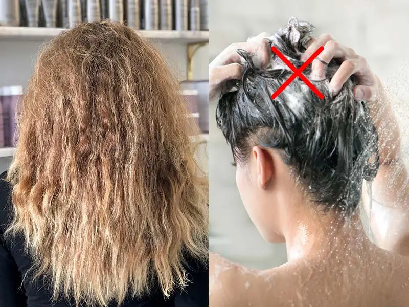 Se laver les cheveux trop souvent