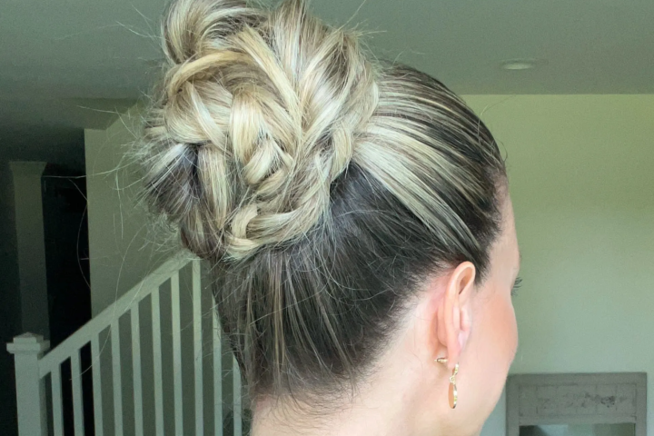 chignon tressé